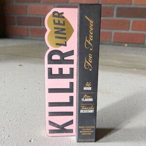 Too Faced Killer Liner Eyeliner in Killer Black New/Full Size